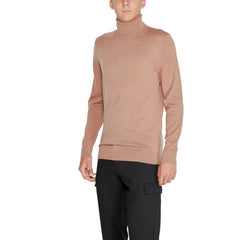 Calvin Klein Beige Wool Turtleneck -   -  Calvin Klein.