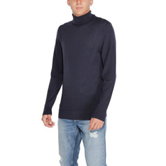 Calvin Klein Blue Wool Turtleneck -   -  Calvin Klein.