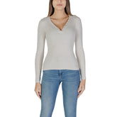 Guess Cream Viscose Long Sleeve -   -  Guess.