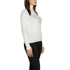 Guess White Viscose Turtleneck -   -  Guess.