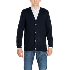 Jack Jones Black Cotton Cardigan -   -  Jack Jones.