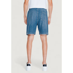 Jack Jones Light Blue Cotton Bermuda -   -  Jack Jones.