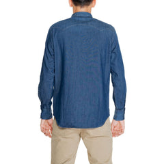 Replay Blue Cotton Shirt -   -  Replay.