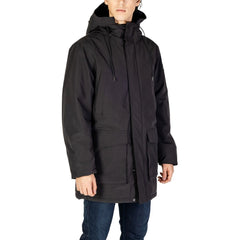 Replay Black Polyamide Parka -   -  Replay.