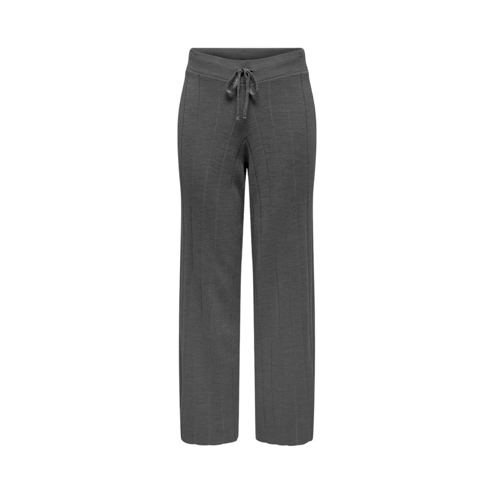 Only Gray Marabou Pant -   -  Only.