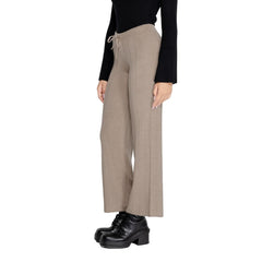 Only Beige Marabou Pant -   -  Only.
