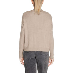 Only Beige Marabou Sweater -   -  Only.