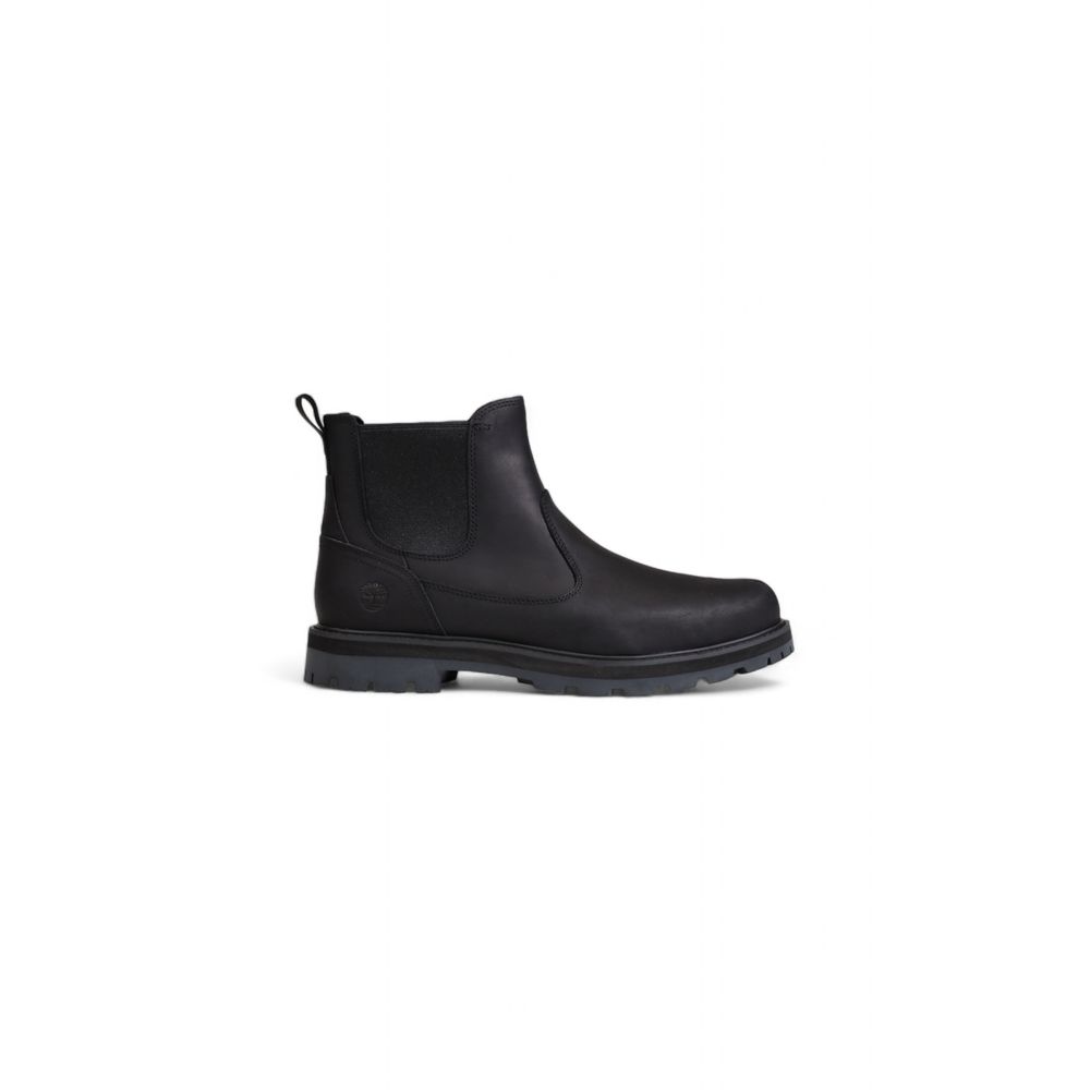 Timberland Black Nubuc Leather Boot -   -  Timberland.