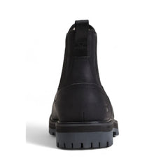 Timberland Black Nubuc Leather Boot -   -  Timberland.