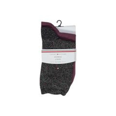 Tommy Hilfiger Black Cotton Sock -   -  Tommy Hilfiger.