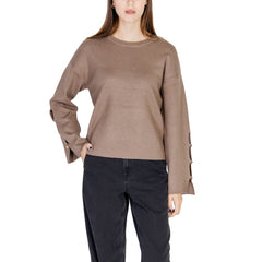 Vila Clothes Brown Viscose Sportswear -   -  Vila Clothes.