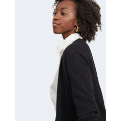 Vila Clothes Black Viscose Cardigan -   -  Vila Clothes.