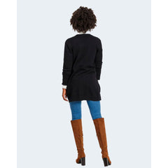 Vila Clothes Black Viscose Cardigan -   -  Vila Clothes.