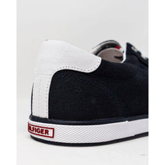 Tommy Hilfiger Blue Cotton Sneaker -   -  Tommy Hilfiger.