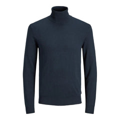 Jack Jones Blue Cotton Turtleneck -   -  Jack Jones.