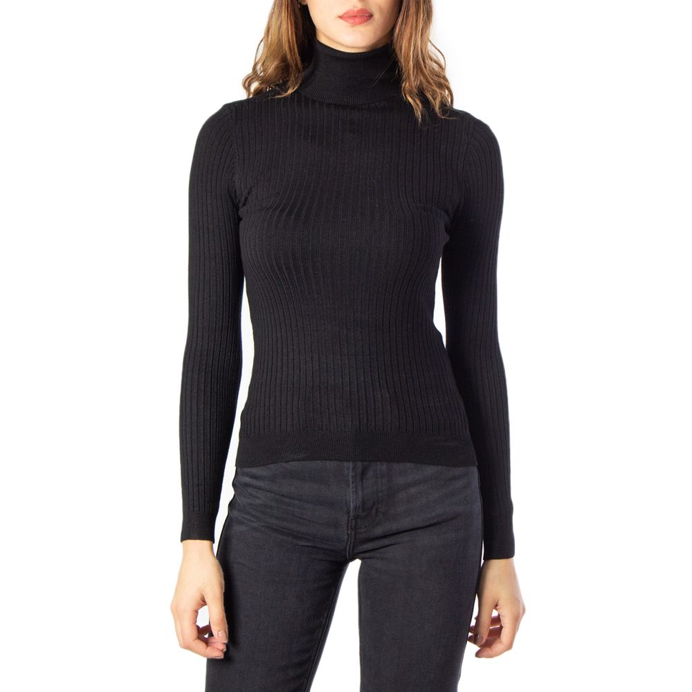 Only Black Viscose Turtleneck -   -  Only.