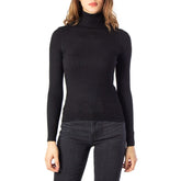 Only Black Viscose Turtleneck -   -  Only.