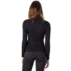 Only Black Viscose Turtleneck -   -  Only.