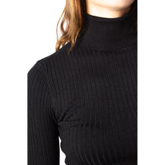 Only Black Viscose Turtleneck -   -  Only.