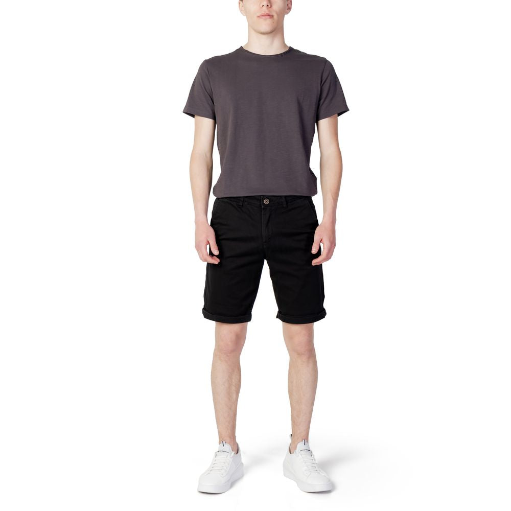 Jack Jones Black Cotton Short -   -  Jack Jones.