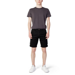 Jack Jones Black Cotton Short -   -  Jack Jones.