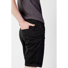Jack Jones Black Cotton Short -   -  Jack Jones.