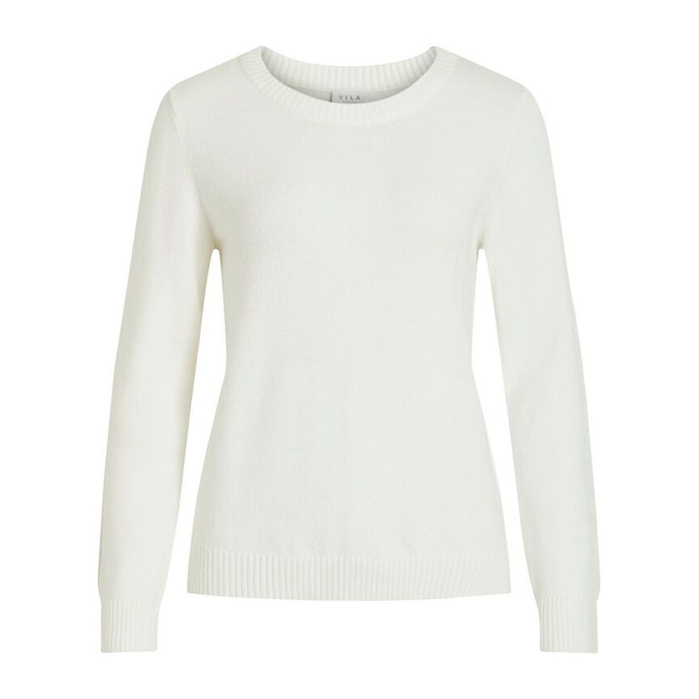 Vila Clothes White Viscose Sweater -   -  Vila Clothes.