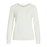 Vila Clothes White Viscose Sweater -   -  Vila Clothes.