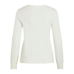 Vila Clothes White Viscose Sweater -   -  Vila Clothes.