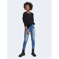 Vila Clothes Black Viscose Sweater -   -  Vila Clothes.