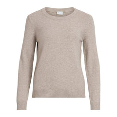 Vila Clothes Beige Viscose Sweater -   -  Vila Clothes.