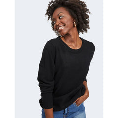 Vila Clothes Black Viscose Sweater -   -  Vila Clothes.