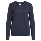 Vila Clothes Blue Viscose Sweater -   -  Vila Clothes.
