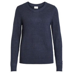 Vila Clothes Blue Viscose Sweater -   -  Vila Clothes.