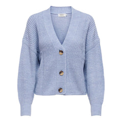 Only Blue Marabou Cardigan -   -  Only.