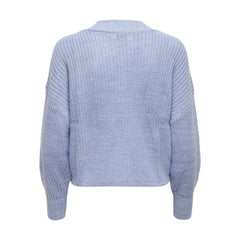 Only Blue Marabou Cardigan -   -  Only.