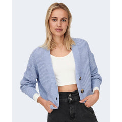 Only Blue Marabou Cardigan -   -  Only.