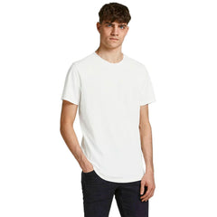 Jack Jones Cream Organic Cotton T-Shirt -   -  Jack Jones.