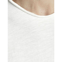 Jack Jones Cream Organic Cotton T-Shirt -   -  Jack Jones.