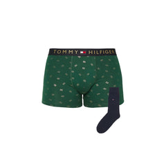 Tommy Hilfiger Green Cotton Boxer -   -  Tommy Hilfiger.