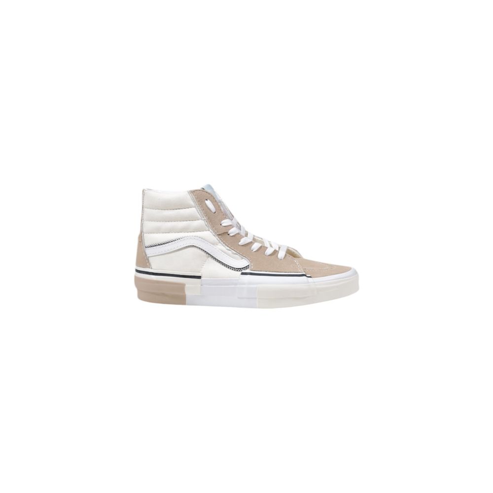 Vans Beige Leather Sneaker -   -  Vans.
