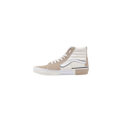 Vans Beige Leather Sneaker -   -  Vans.