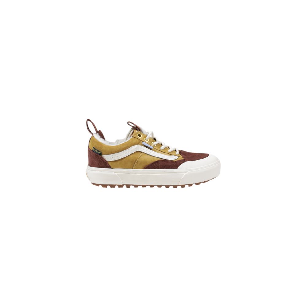 Vans Beige Leather Sneaker -   -  Vans.