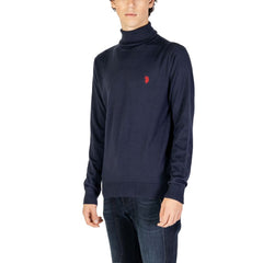 U.S. POLO ASSN. Blue Cotton Turtleneck -   -  U.S. POLO ASSN..