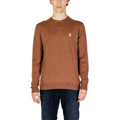 U.S. POLO ASSN. Beige Cotton Sweater -   -  U.S. POLO ASSN..