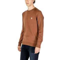 U.S. POLO ASSN. Beige Cotton Sweater -   -  U.S. POLO ASSN..