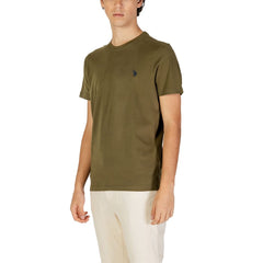 U.S. POLO ASSN. Green Cotton T-Shirt -   -  U.S. POLO ASSN..