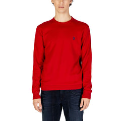 U.S. POLO ASSN. Red Cotton Sweater -   -  U.S. POLO ASSN..