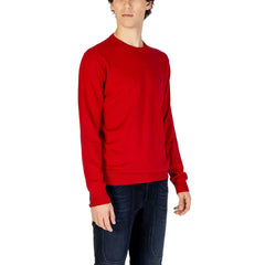 U.S. POLO ASSN. Red Cotton Sweater -   -  U.S. POLO ASSN..
