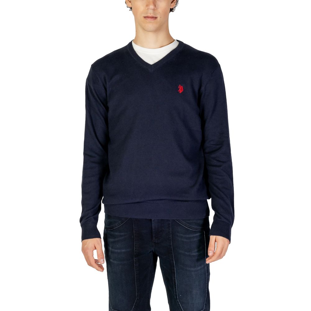 U.S. POLO ASSN. Blue Cotton Sweater -   -  U.S. POLO ASSN..